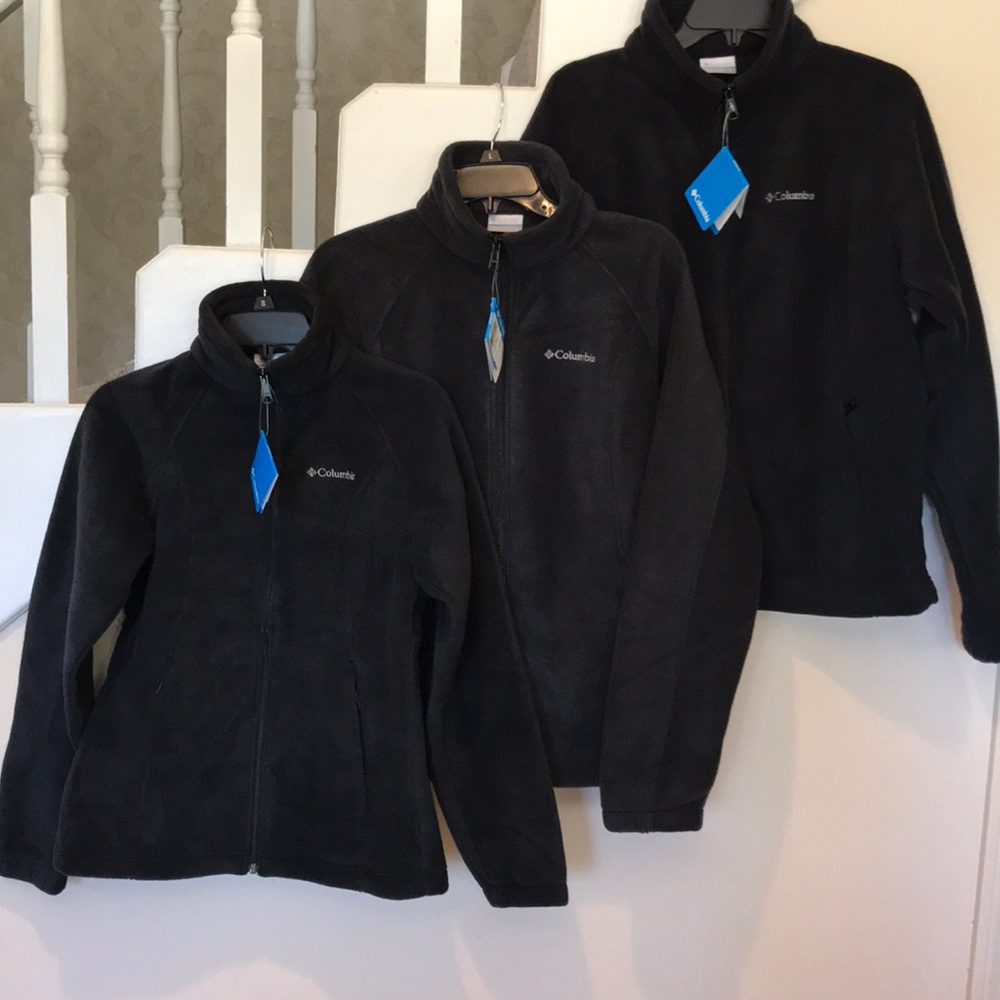 Women’s Columbia Sawyer Rapids Black Zip Fleece - Picture 2 of 8